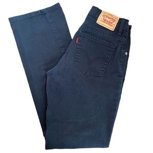 Levi's Vintage 550 Women's Washed Black Denim Mid Rise Bootcut